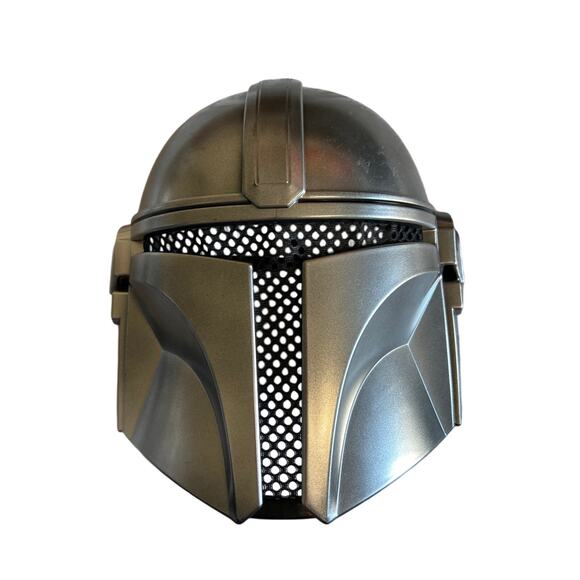 Rubies Star Wars Mandalorian Kids Jumpsuit Mask Cape Gloves & Boot Tops Costume - Picture 3 of 15